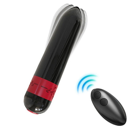 Vibratore Rocket bullet telecomando nero di Armony