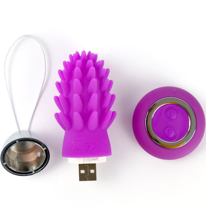 Uovo vibrante Telecomando Octopus Cactus viola di Armony, immagine 4