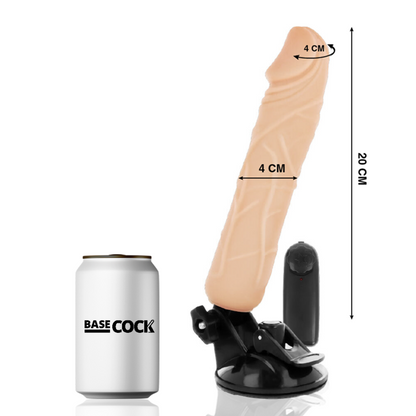 Vibratore telecomando naturale realistico 20 cm Ø 4 cm, immagine 2