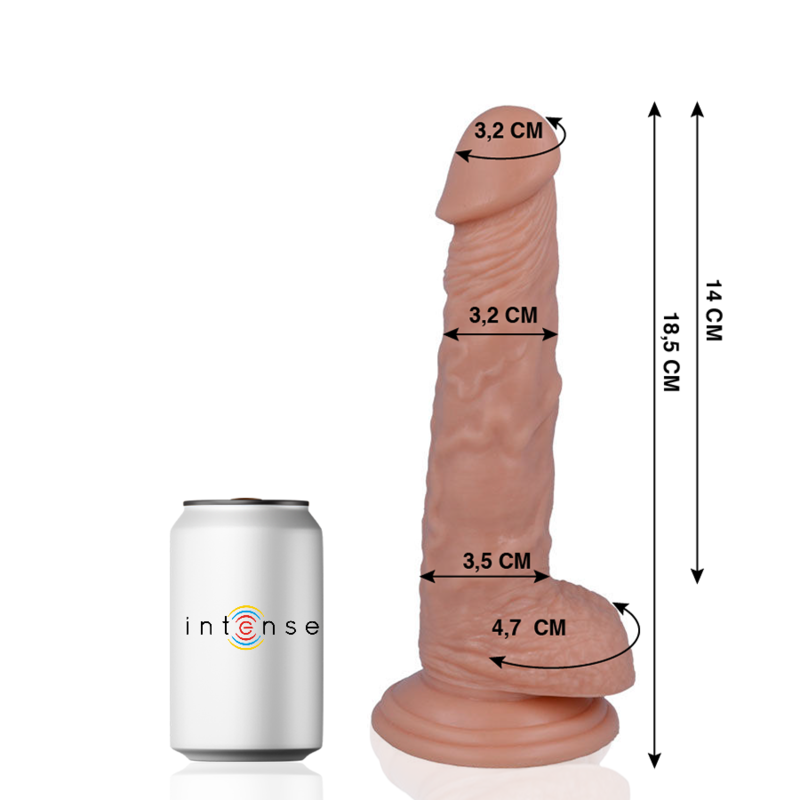 Dildo 13 realistico 18.5 cm Ø 3.2 cm di Mr Intense