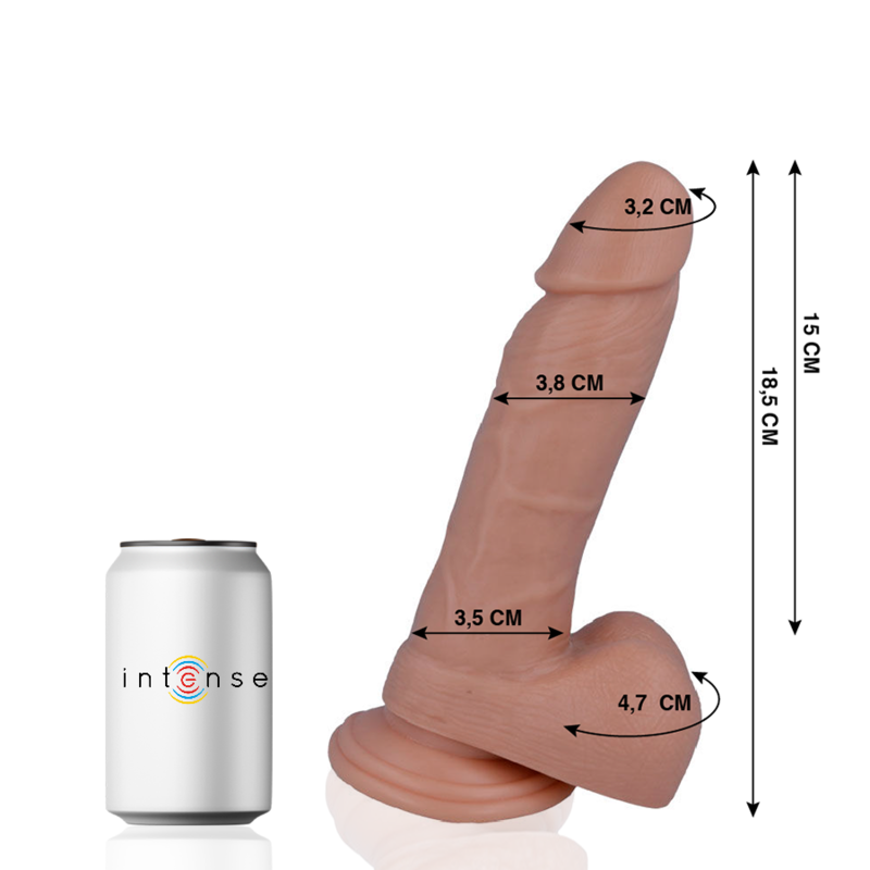 Dildo 14 realistico 18.5 cm Ø 3.8 cm di Mr Intense