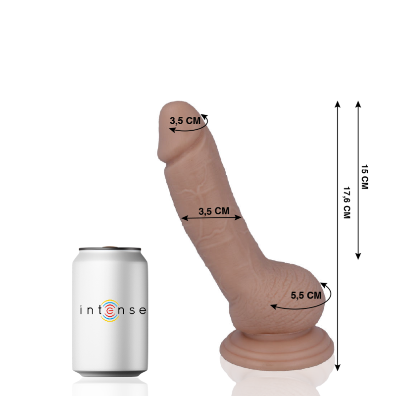 Dildo 8 realistico 17.6 cm Ø 3.5 cm di Mr Intense
