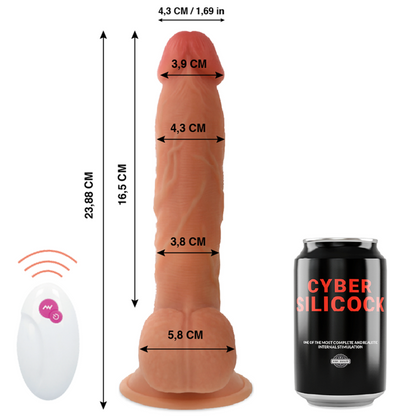 Ovetto vibrante telecomando realistico mr john 23.88 cm Ø 4.3 cm, immagine 2