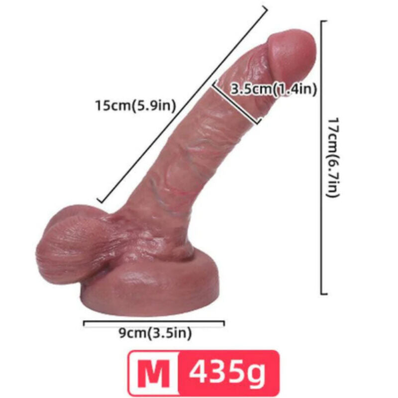 Dildo realistico in silicone liquido 15 cm di Armony, immagine 2