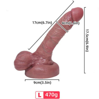 Dildo realistico in silicone liquido 17 cm di Armony
