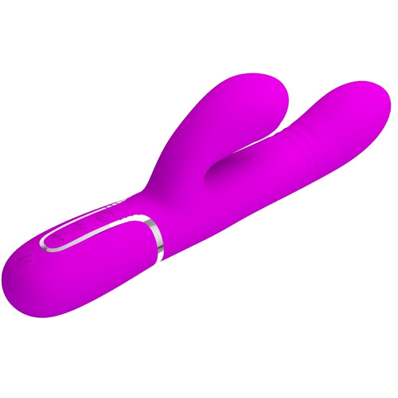 Vibratore multifunzione G-spot fucsia di Pretty Love