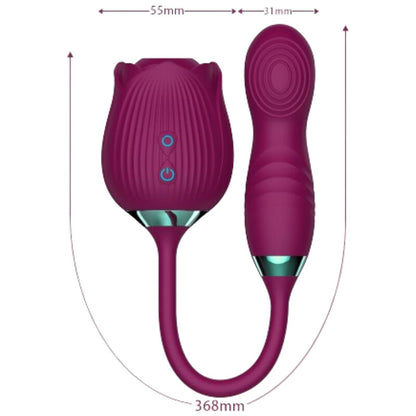Sex toy delight flower suction & Bumping Violet di Armony, immagine 2