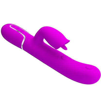 Vibratore coniglio con Licing fucsia di Pretty Love
