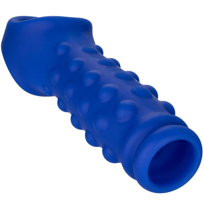 Sex toy anale admiral copertura per pene con perline in silicone liquido blu di Calexotics, immagine 2