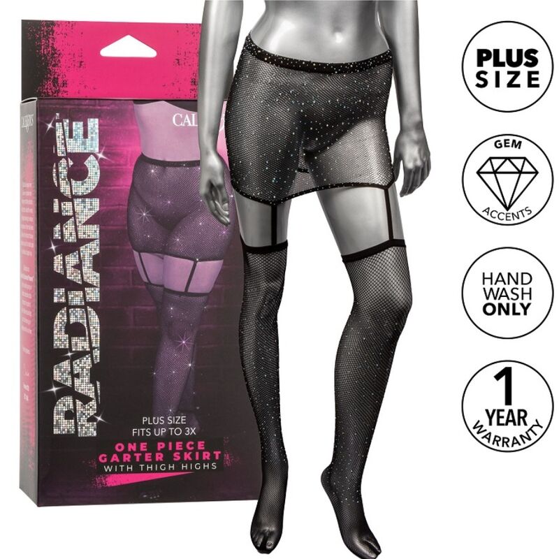 Gonna Radiance Reggigliere Autoregolente taglia plus di Calexotics