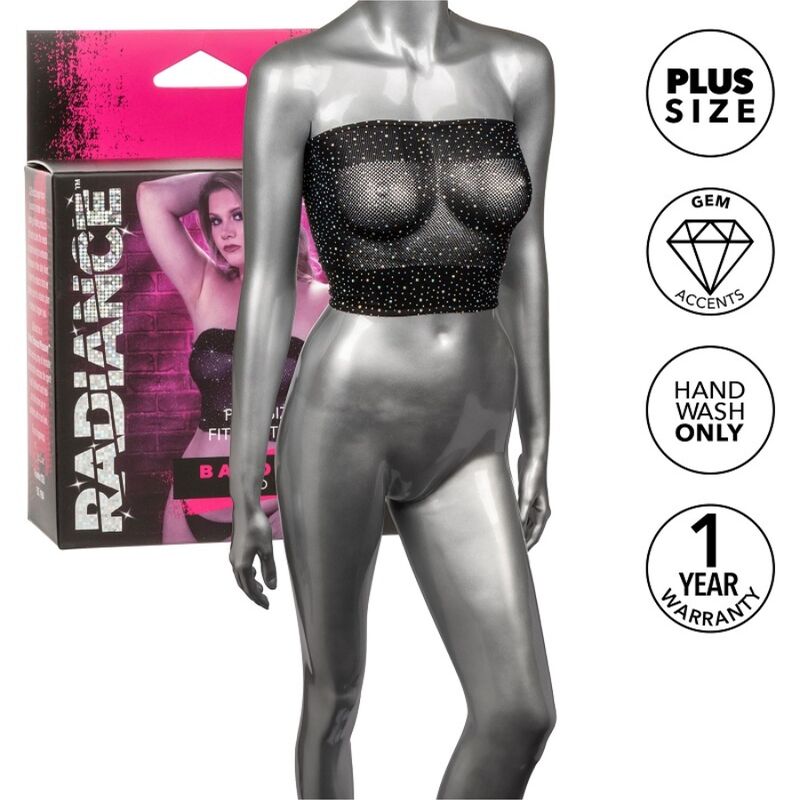 Top Radiance Bandeau Rhine plus taglia di Calexotics