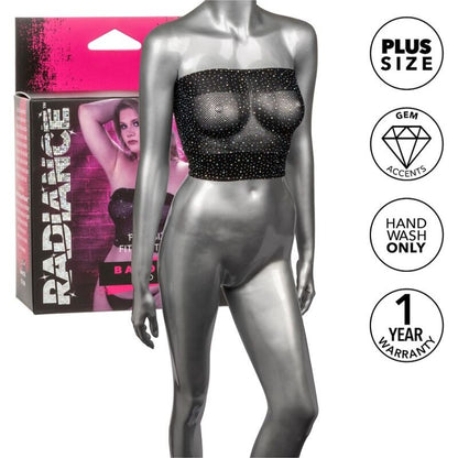 Top Radiance Bandeau Rhine plus taglia di Calexotics