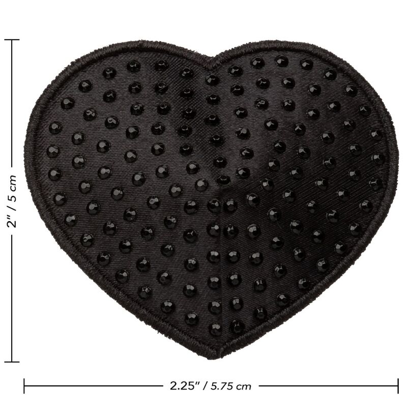 Pinze per capezzoli radiance proteggi gioiello a forma di cuore di Calexotics, immagine 4