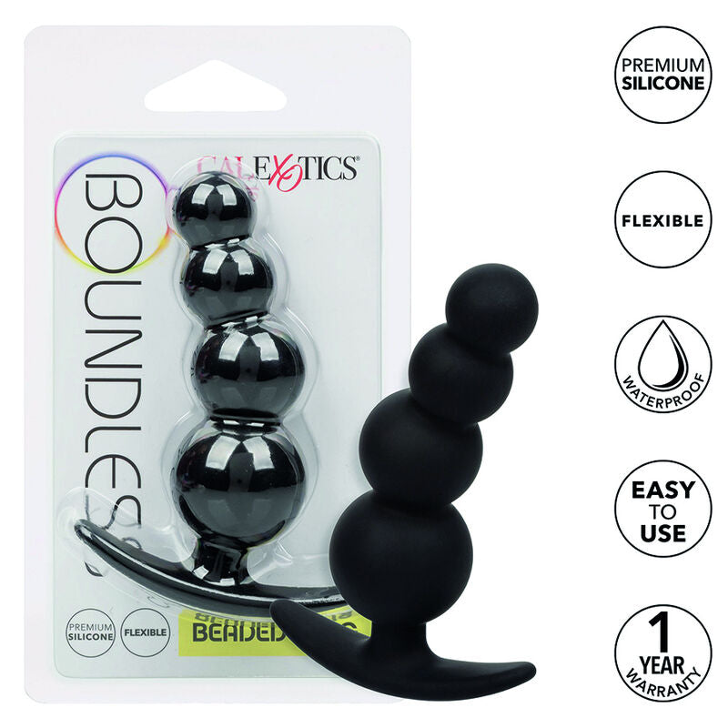 Sex toy anale boundless spina con perline di Calexotics