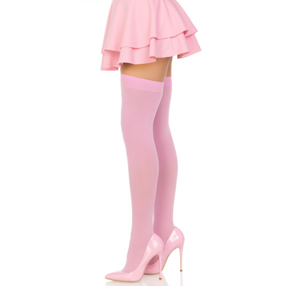 Calze e reggicalze calzini in nylon rosa di Leg Avenue, immagine 3