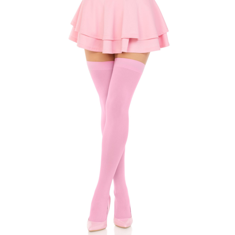 Calze e reggicalze calzini in nylon rosa di Leg Avenue, immagine 4