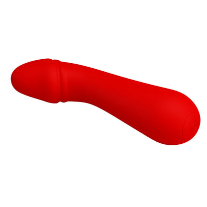 Vibratore ricaricabile Cetus rosso di Pretty Love, immagine 4