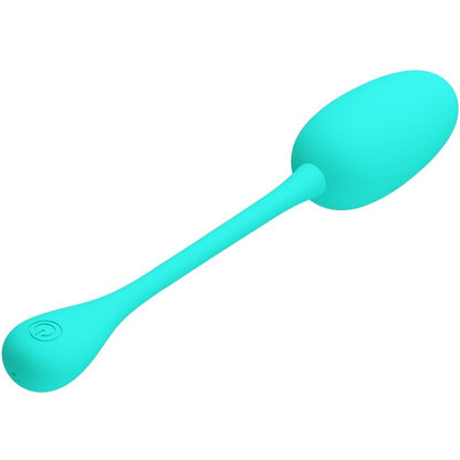 Uovo vibrante ricaricabile Knucker verde acqua di Pretty Love, immagine 2