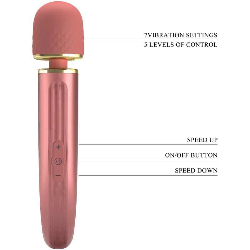 Massaggiatore 7 modalità di vibrazione rosa di Pretty Love, immagine 8