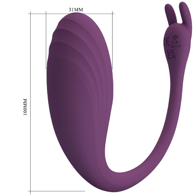 Vibrator Catalina APP telecomando viola di Pretty Love, immagine 6