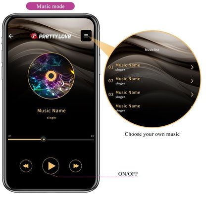 Vibrator Catalina APP telecomando viola di Pretty Love, immagine 16