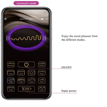 Vibrator Catalina APP telecomando viola di Pretty Love, immagine 17