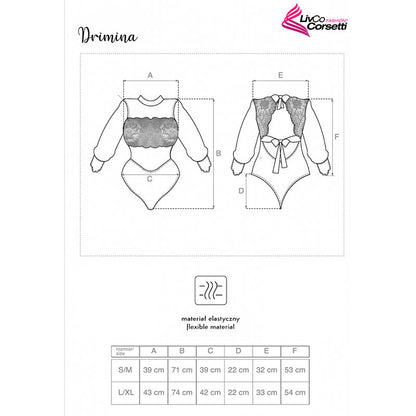 Body Drimina blu navy L/XL di Livco Corsetti Fashion, immagine 4