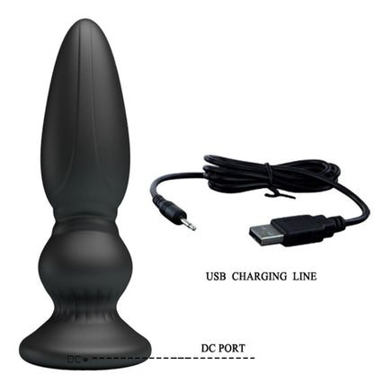 Vibratore Potente telecomando plug anale nero di Mr Play, immagine 6