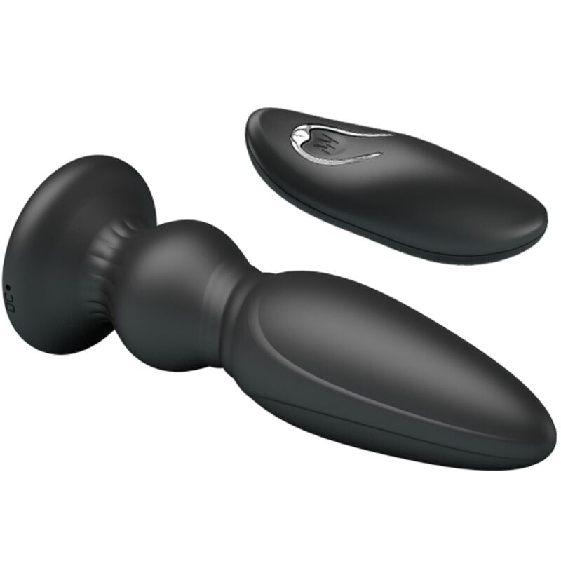 Vibratore Potente telecomando plug anale nero di Mr Play, immagine 4