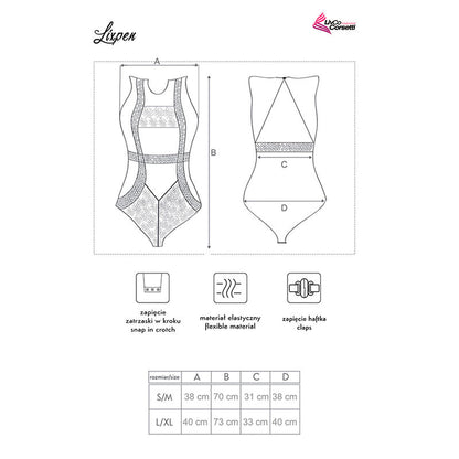 Accessorio sexy Lixpen corpo nero L/XL di Livco Corsetti Fashion, immagine 6