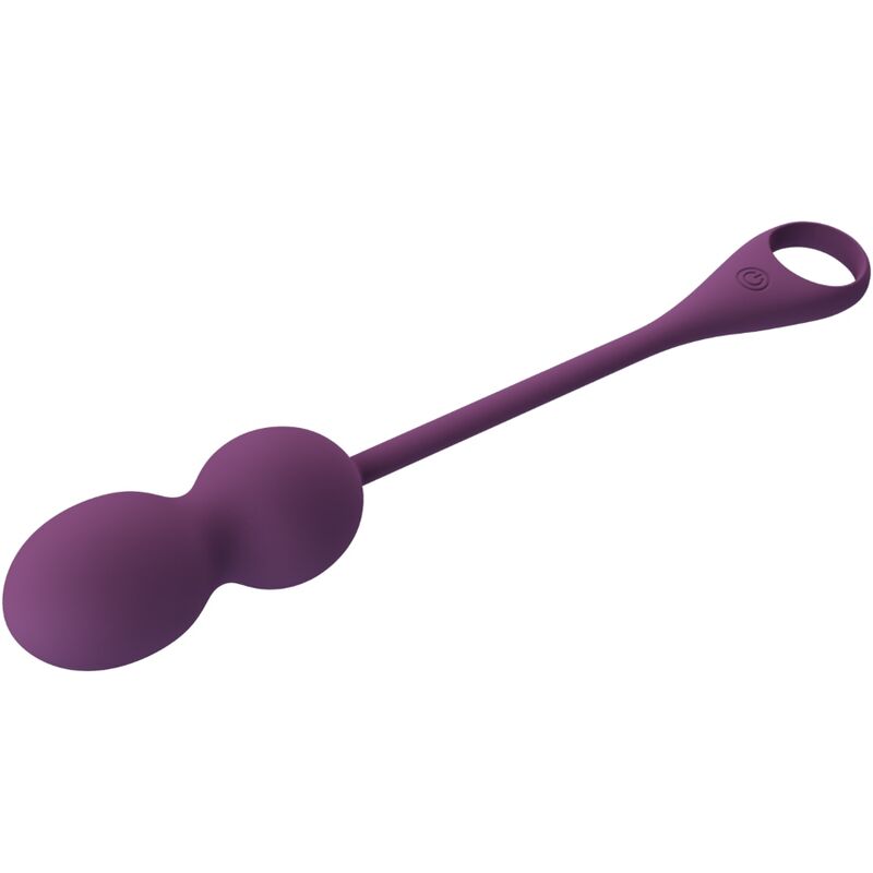 Ovetto vibrante aPP Elvira kegel balls telecomando viola di Pretty Love, immagine 3