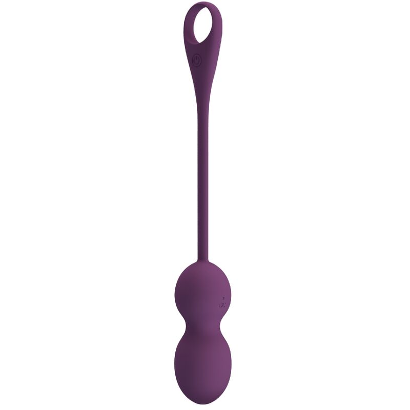 Ovetto vibrante aPP Elvira kegel balls telecomando viola di Pretty Love, immagine 2
