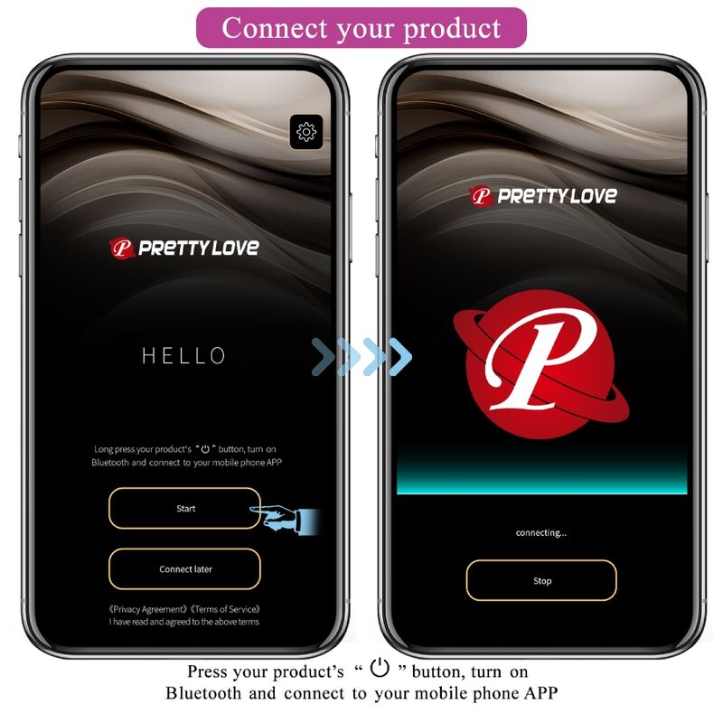 Ovetto vibrante aPP Elvira kegel balls telecomando viola di Pretty Love, immagine 12