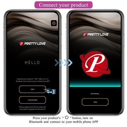 Ovetto vibrante aPP Elvira kegel balls telecomando viola di Pretty Love, immagine 12