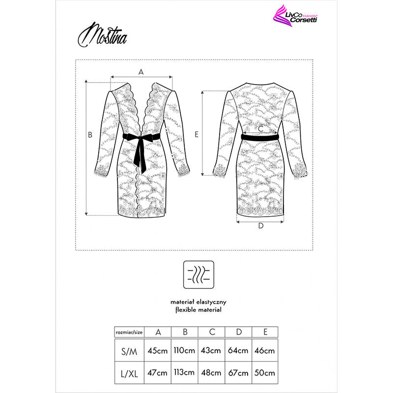 Abito Mostina Dressing g nero L/XL di Livco Corsetti Fashion, immagine 5