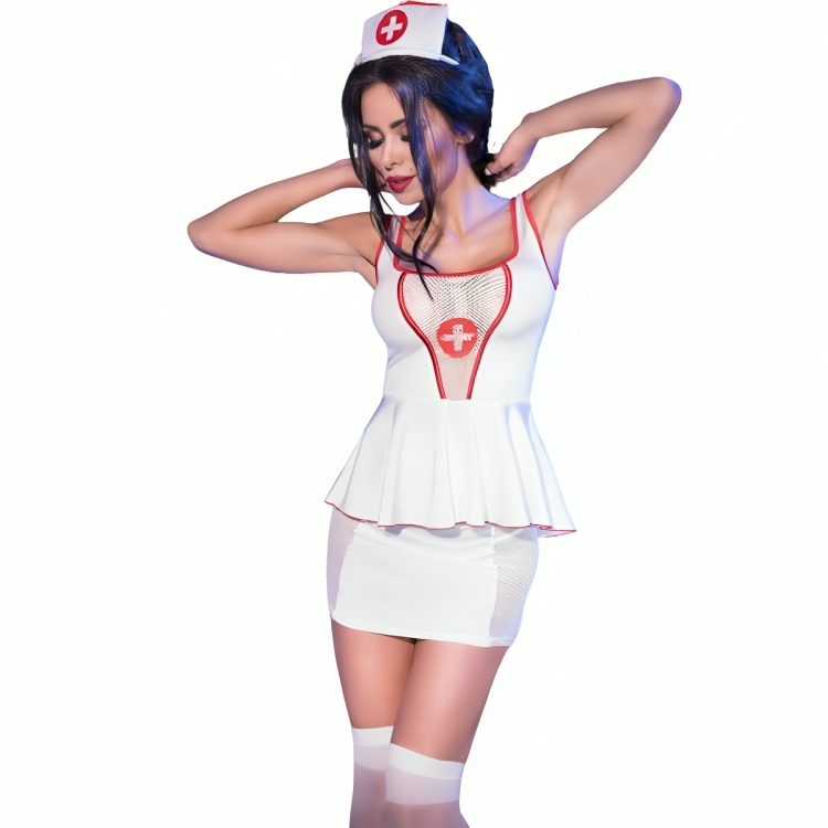 Costume da infermiera top e gonna L/XL di Chilirose