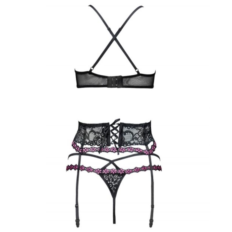 Reggiseno Snehana e reggiseno e slip nero L/XL di Livco Corsetti Fashion, immagine 4