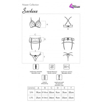 Reggiseno Snehana e reggiseno e slip nero di Livco Corsetti Fashion, immagine 7