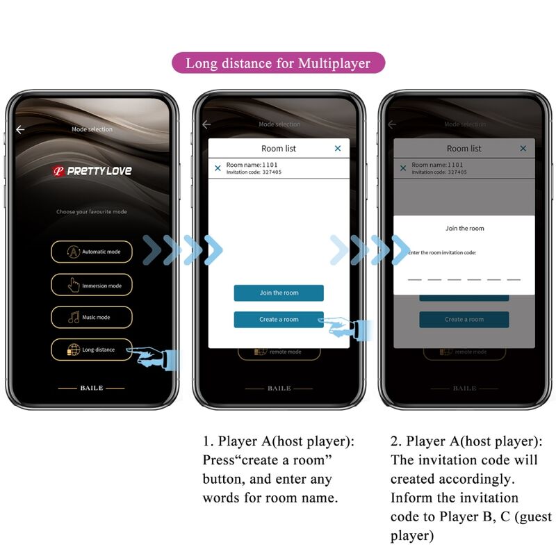 Ovetto vibrante Billy telecomando vibrazione viola APP gratuita di Pretty Love, immagine 9