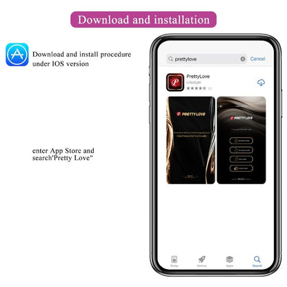 Ovetto vibrante Billy telecomando vibrazione viola APP gratuita di Pretty Love, immagine 8