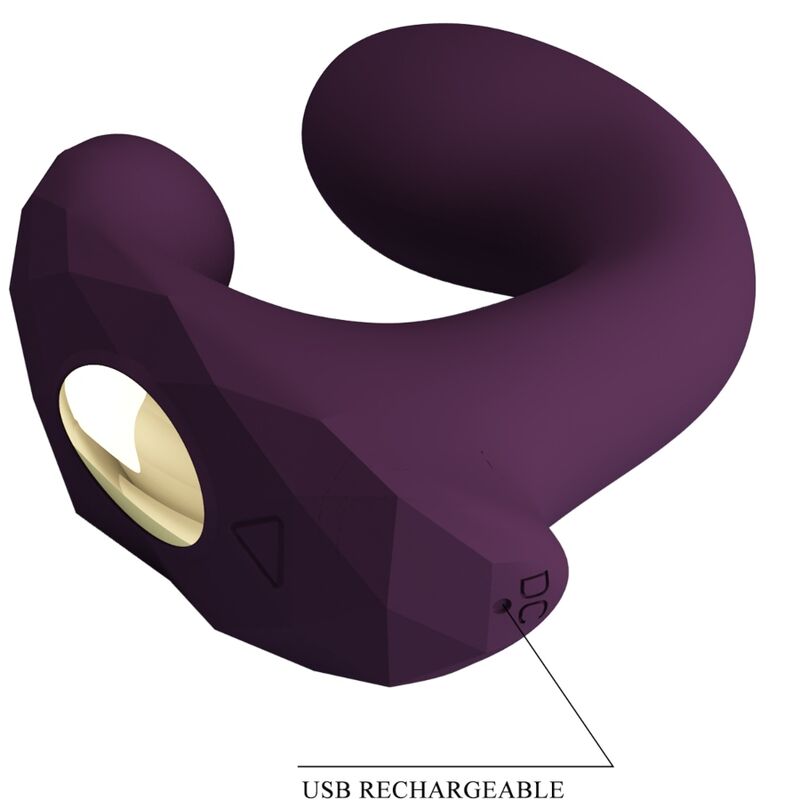 Ovetto vibrante Billy telecomando vibrazione viola APP gratuita di Pretty Love, immagine 5