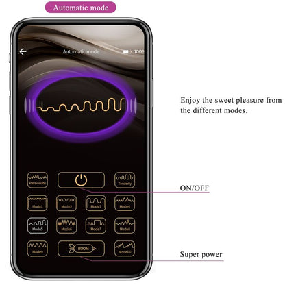 Ovetto vibrante Billy telecomando vibrazione viola APP gratuita di Pretty Love, immagine 16