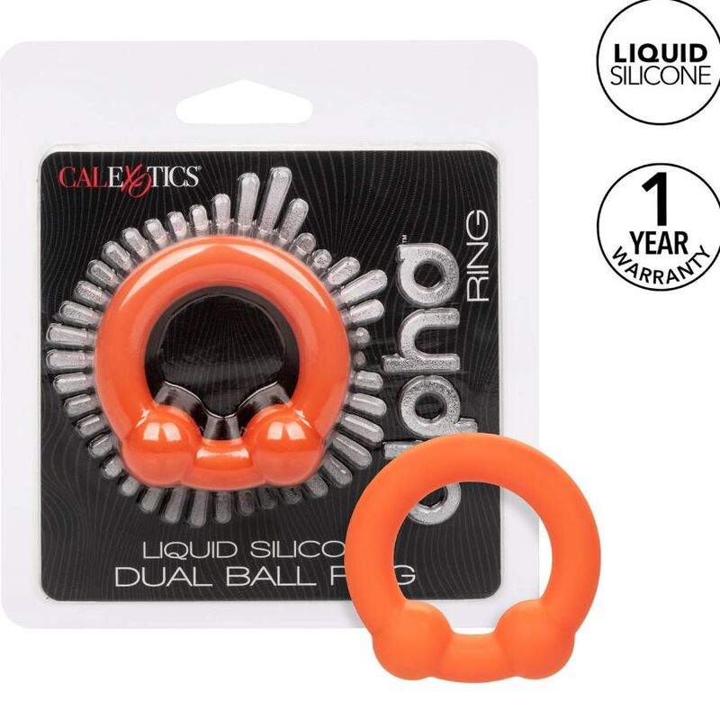 Anello Alpha dual ball arancione di Calexotics