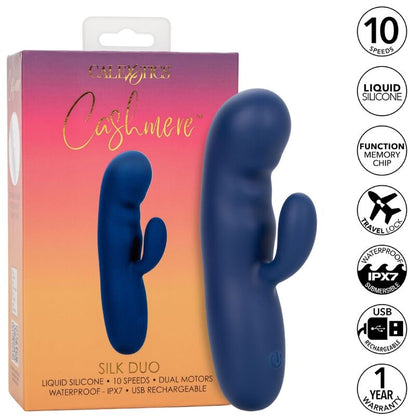 Sex toy cashmere seta duo blu di Calexotics