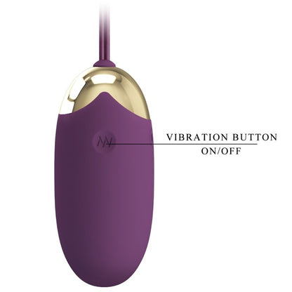 Ovetto vibrante Abner APP lilla di Pretty Love, immagine 5