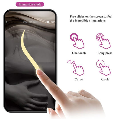 Ovetto vibrante Abner APP lilla di Pretty Love, immagine 16