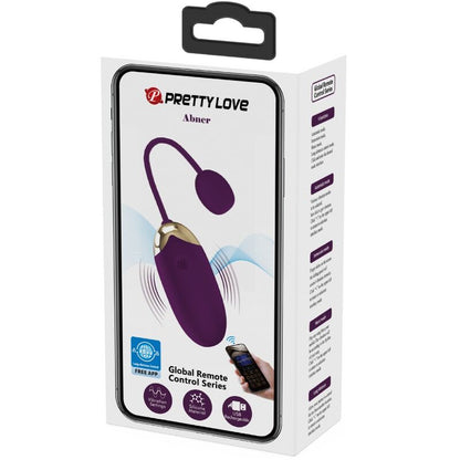 Ovetto vibrante Abner APP lilla di Pretty Love, immagine 8