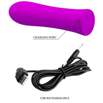 Vibratore Alfreda viola super power di Pretty Love, immagine 7