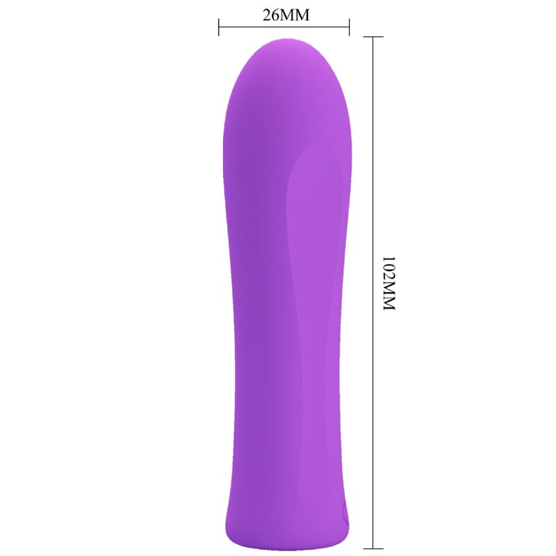 Vibratore Alfreda super power aqua viola di Pretty Love, immagine 5