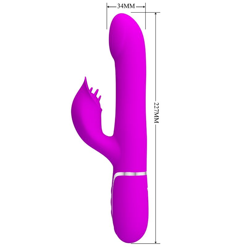 Vibratore Perle coniglio viola di Pretty Love, immagine 7